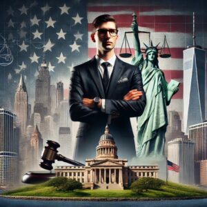 Criminal immigration lawyer meeting client in New York